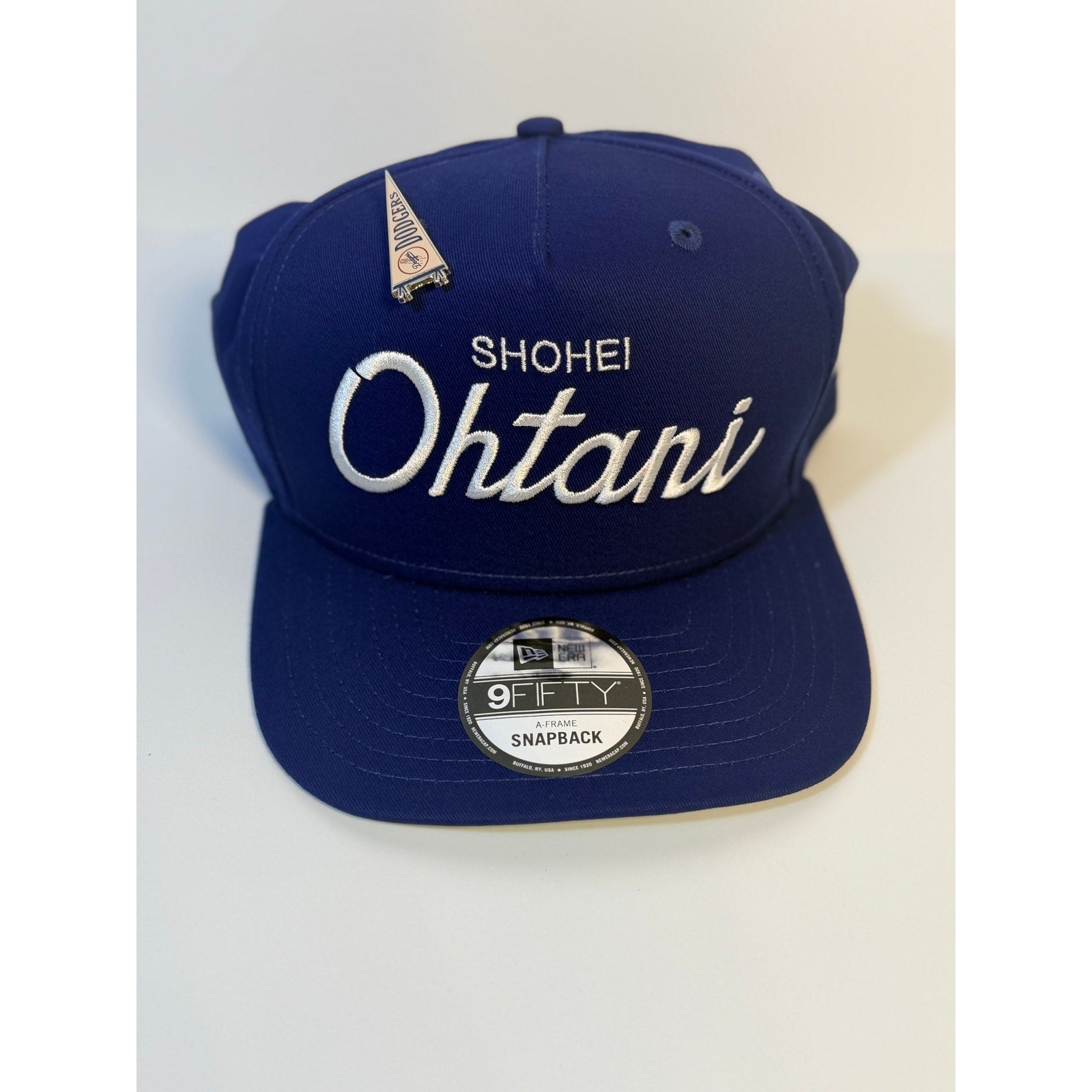 New Era 9FIFTY Shohei Ohtani Los Angeles Dodgers Snapback Hat Blue A-Frame NWT