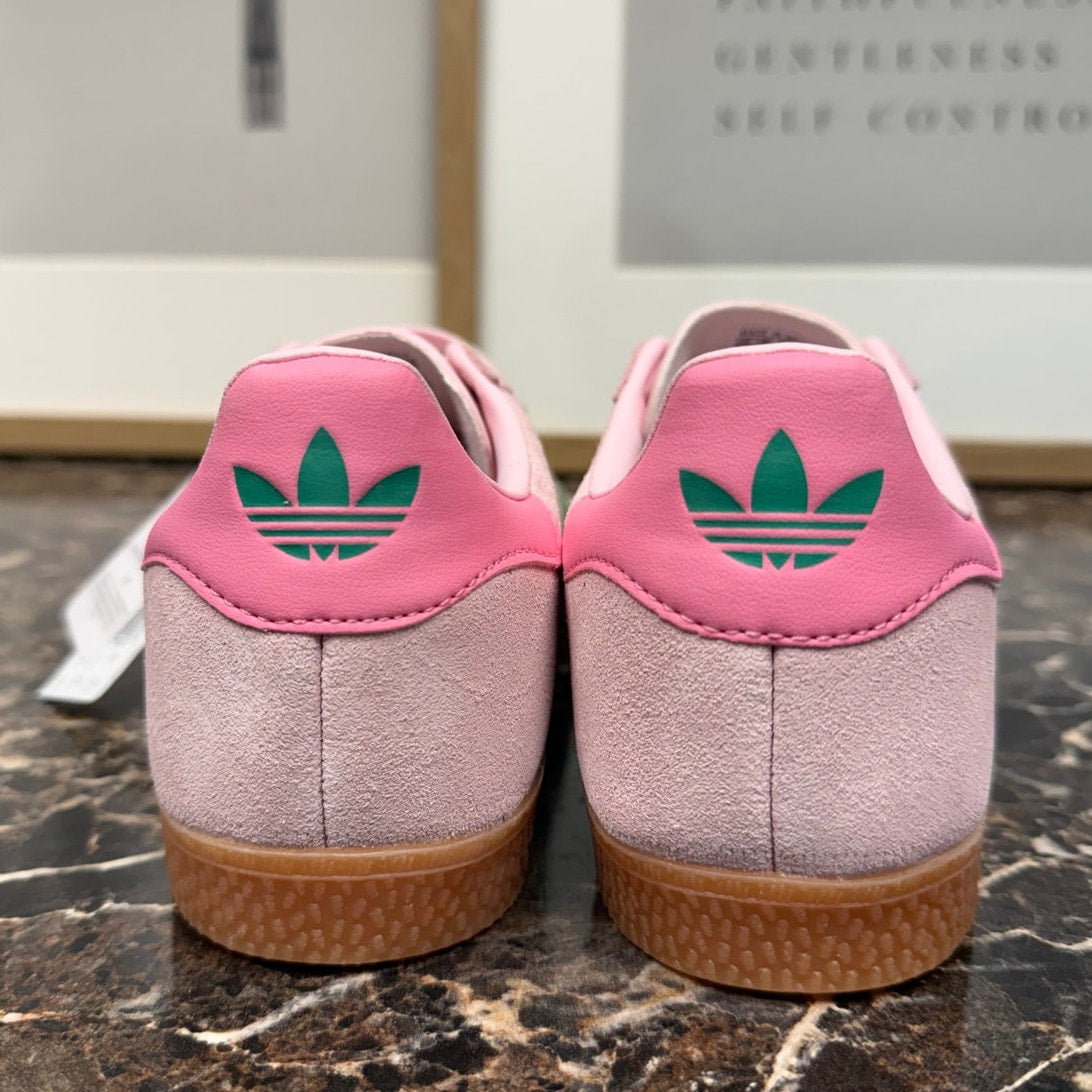 adidas Gazelle J Sneakers Pink/Green Gum Sole (NIB) Youth 4.5