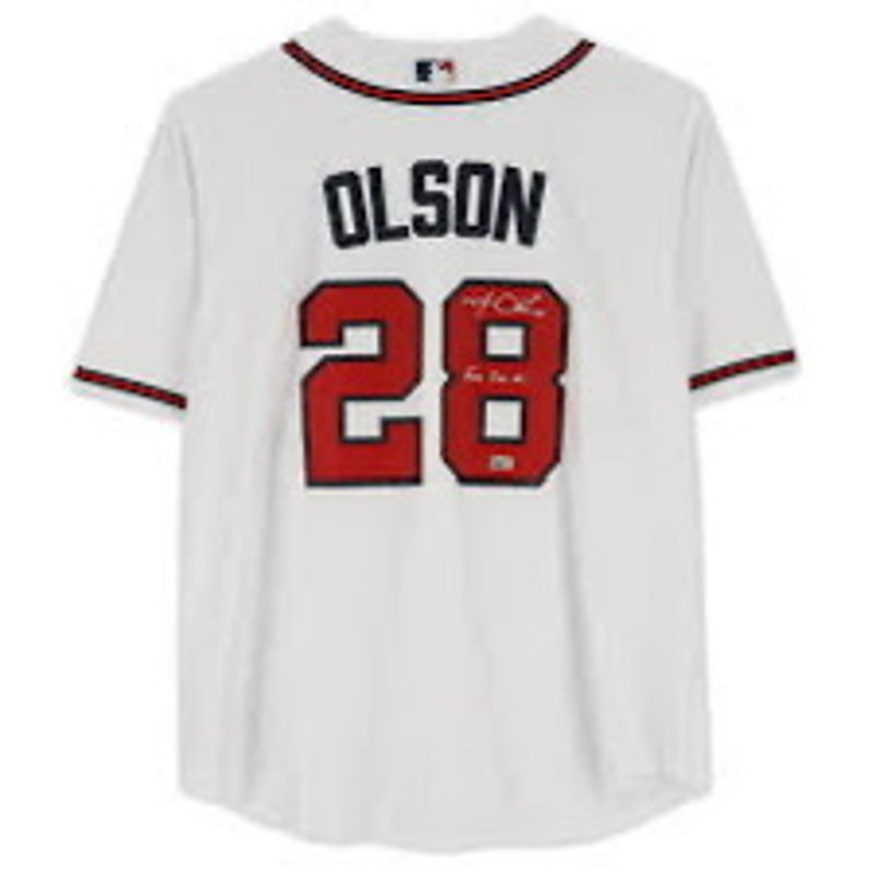 Atlanta Braves Matt Olson #28 Nike MLB Jersey – White