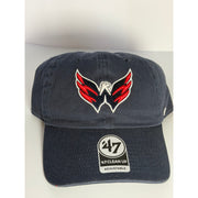 47 Brand Washington Capitals Clean Up Adjustable Strapback Hat NHL NWT Navy