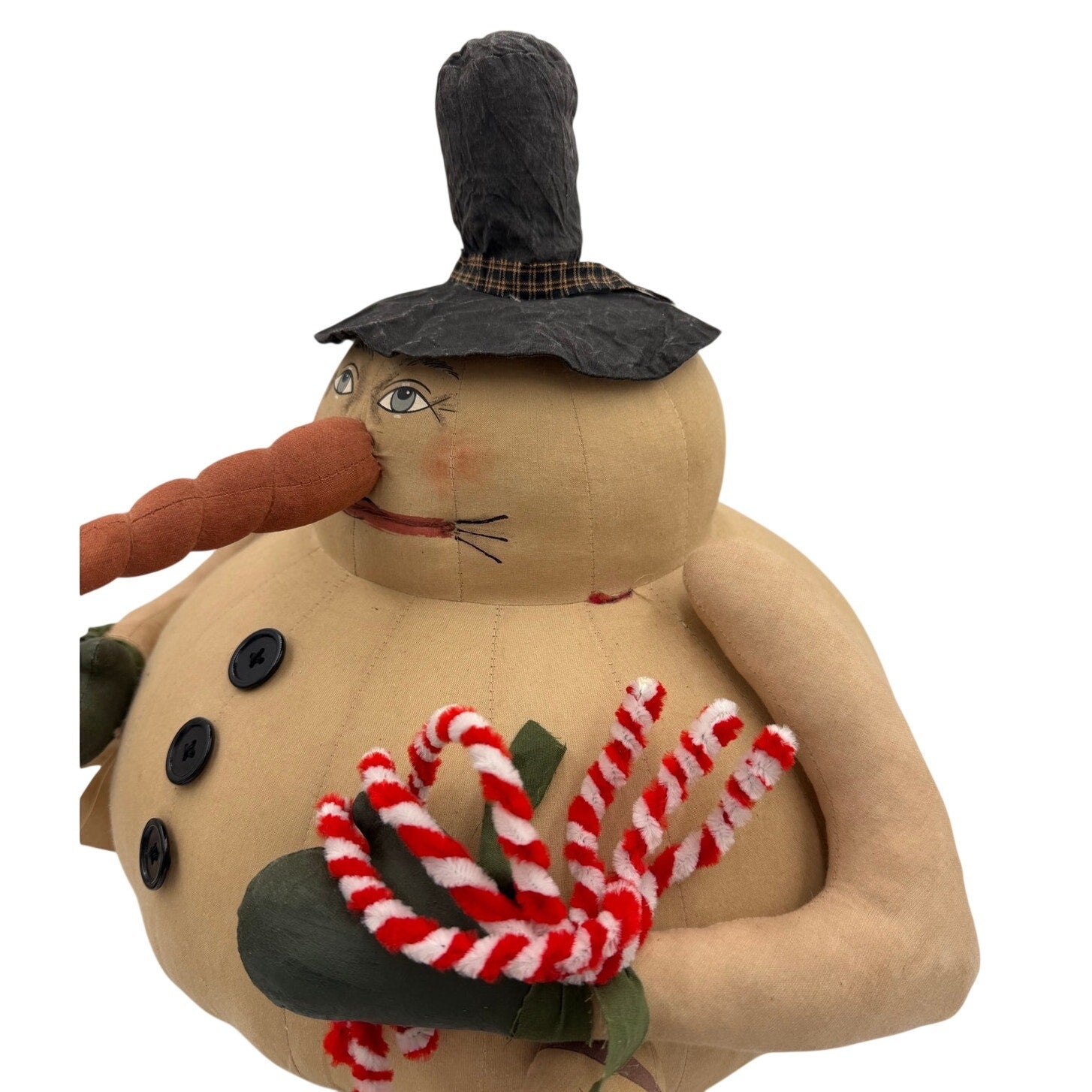 Joe Spencer “Chester Snowman” – Large 18” x 28” – Christmas Holiday Décor