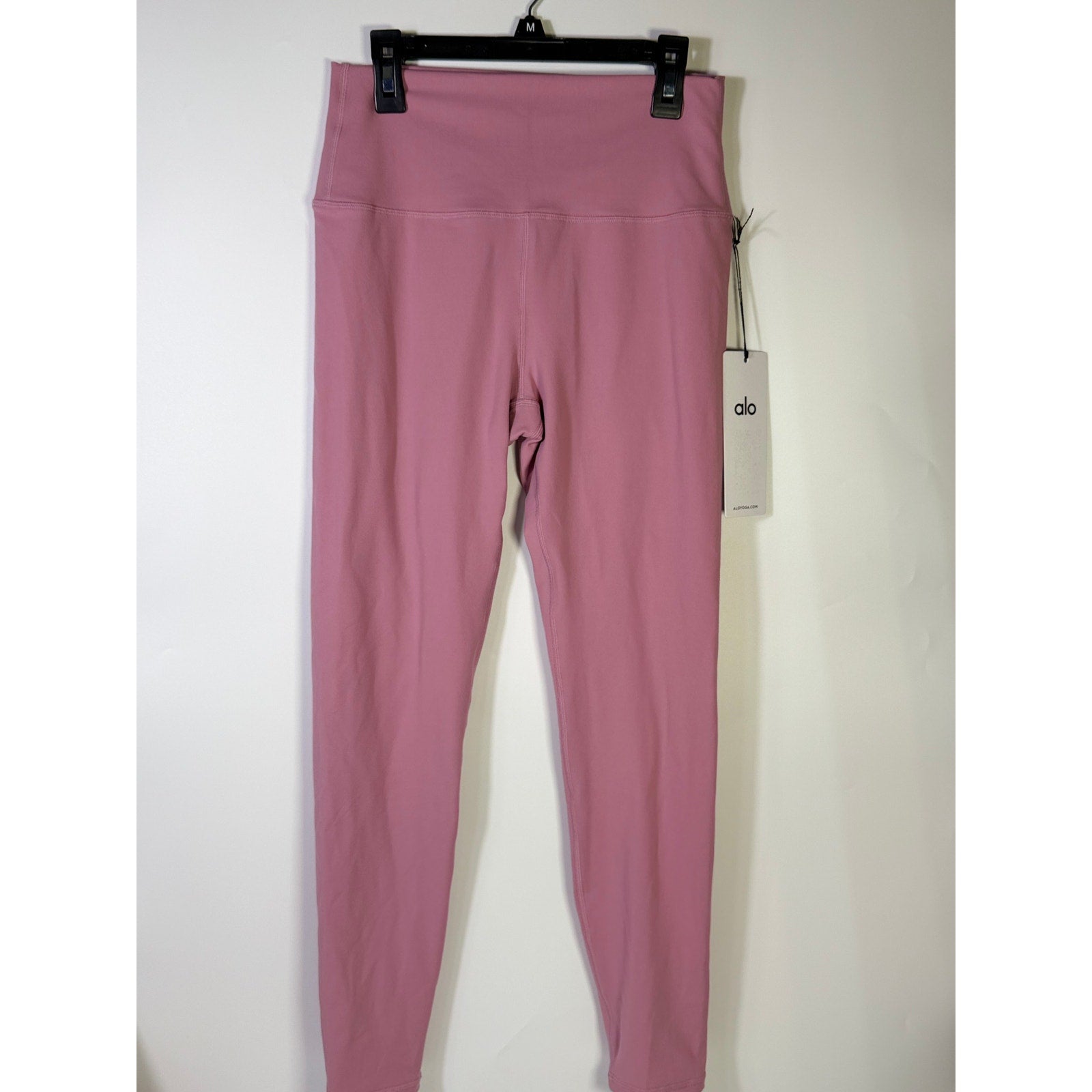 Alo Yoga 7/8 High-Waist Airbrush Leggings Pink Wild Rose Women's L NWT