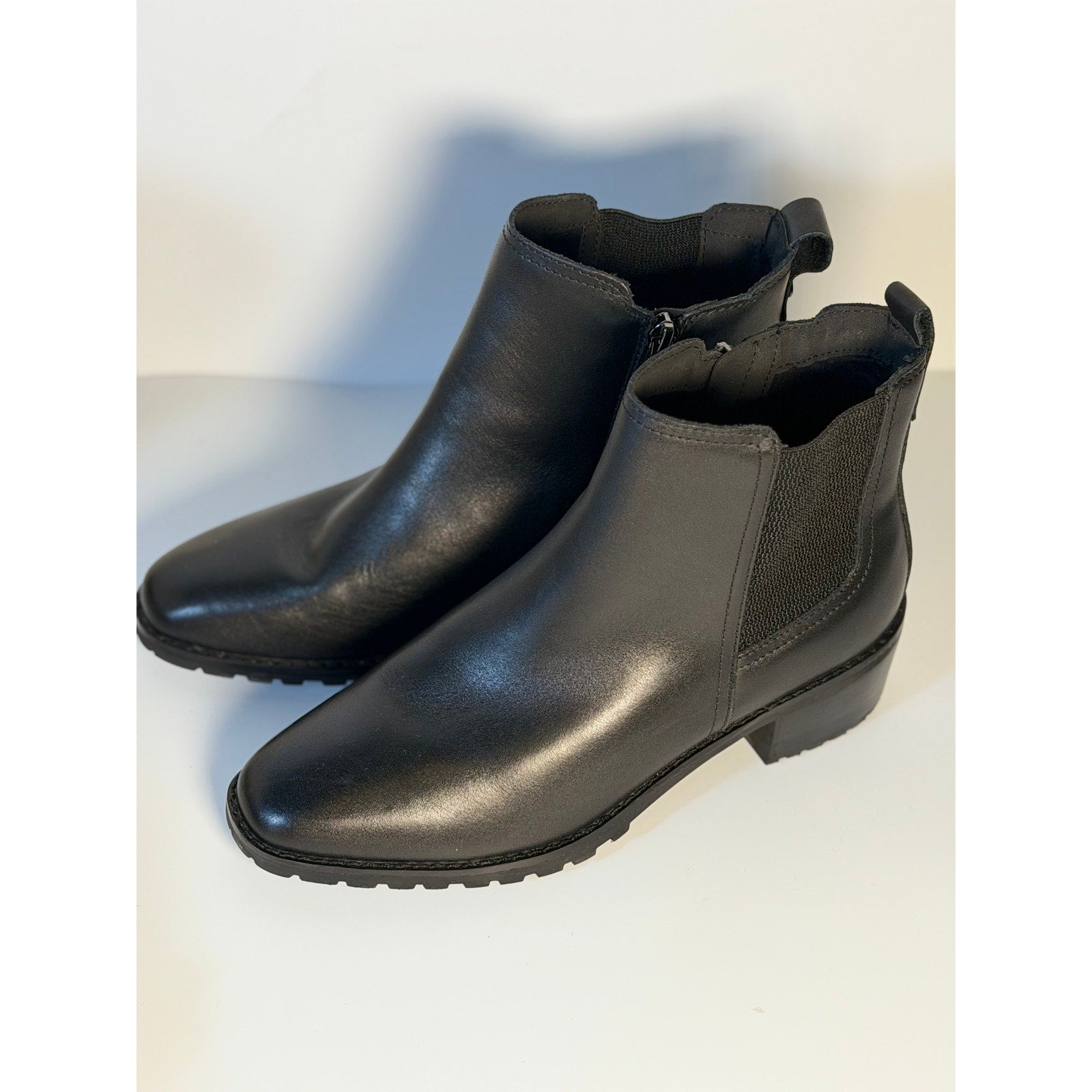 Easy Spirit Women's Black Chelsea Ankle Boots US 8.5M Side Zip – Pre-Owned