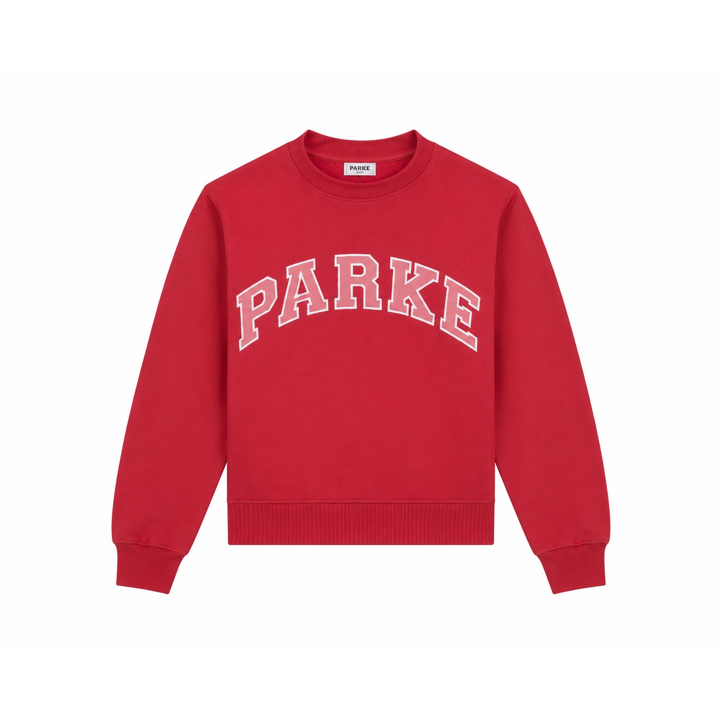 PARKE Heritage Varsity Mockneck Sweatshirt Pink Women's Pullover NWT XXL