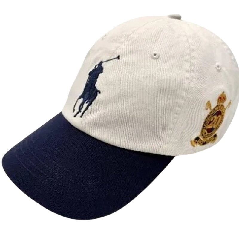Polo Ralph Lauren 20th Anniversary Big Pony Baseball Cap Hat White Adjustable NWT