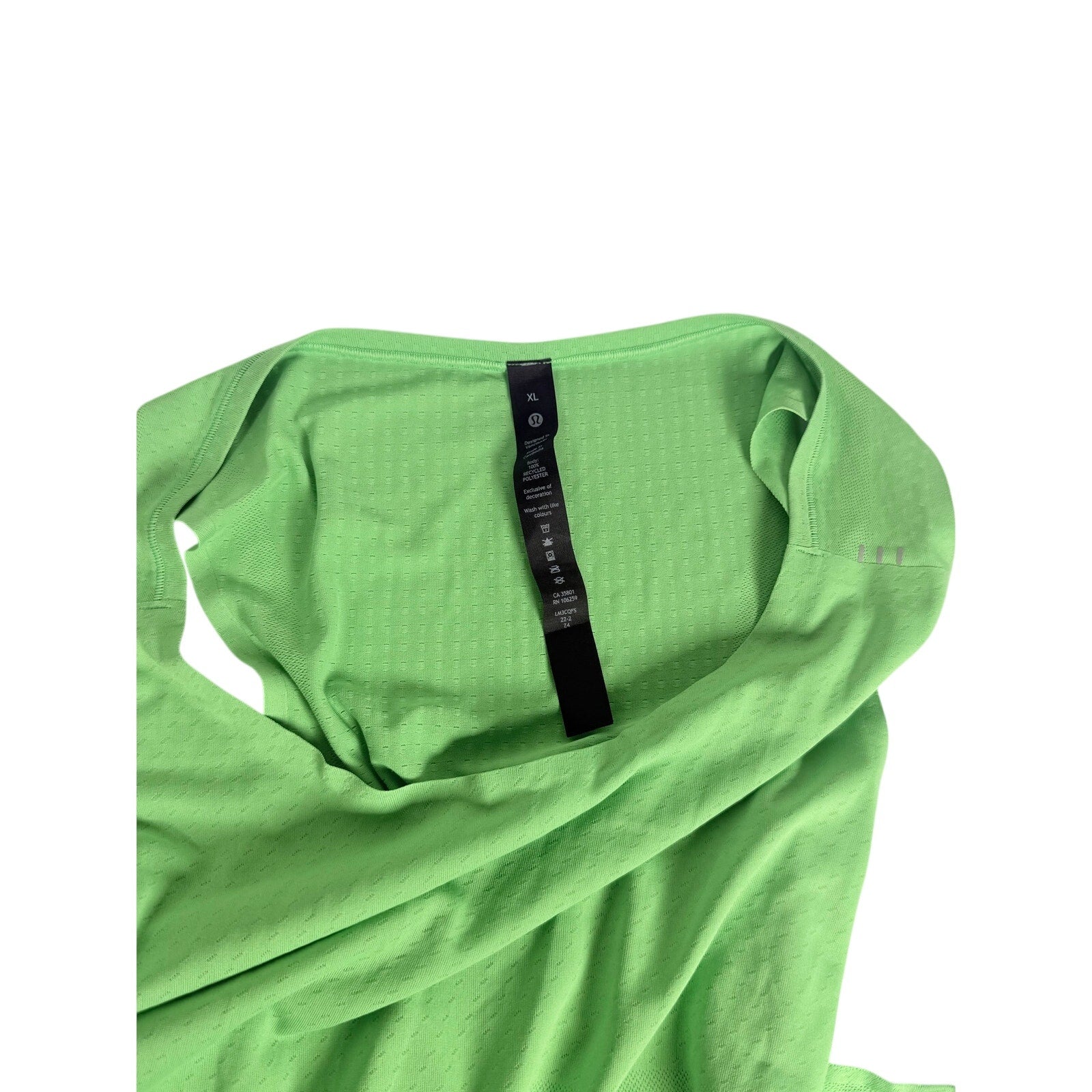 Lululemon Women’s Open-Back Athletic Tank Top Lime Green Size XL