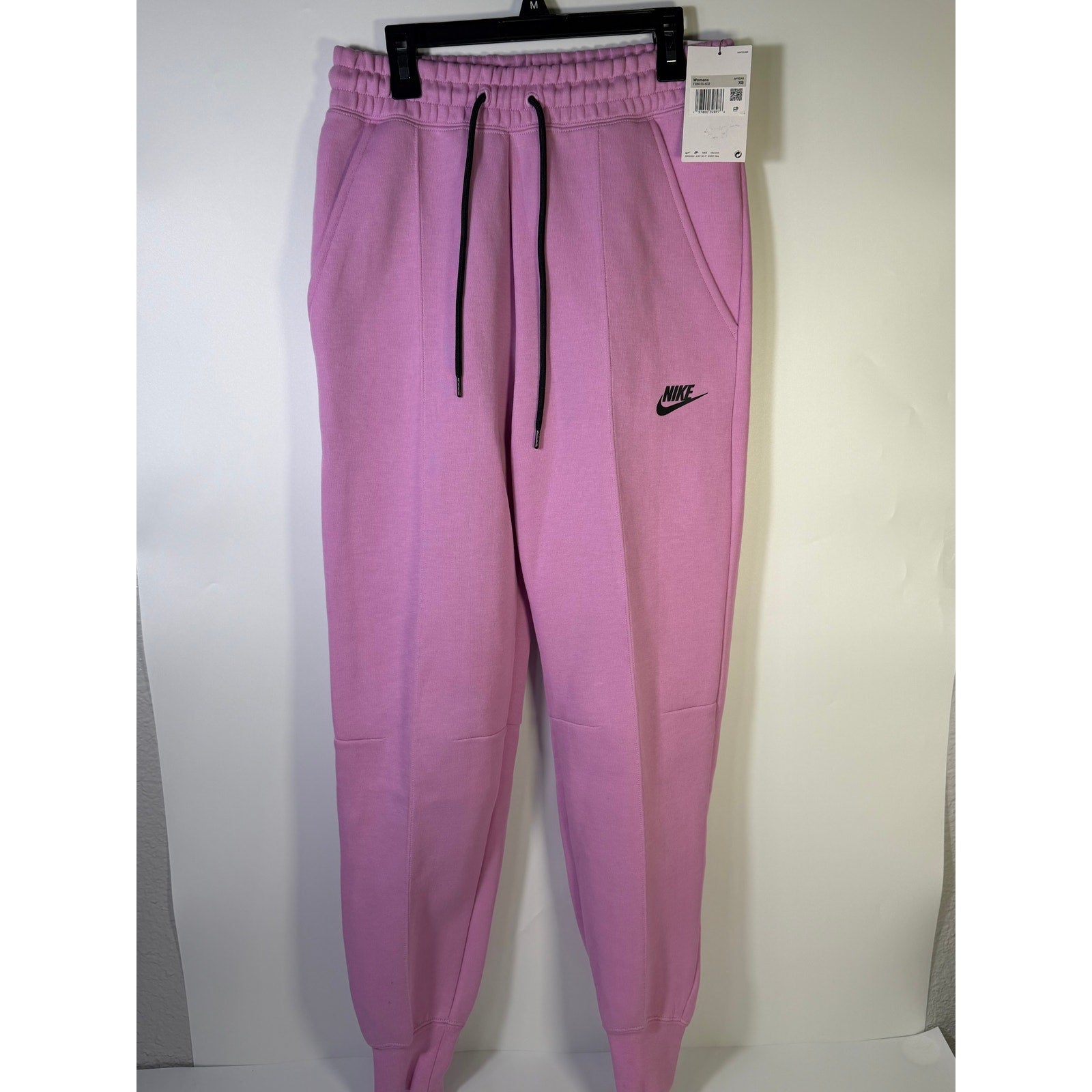 Nike Sportswear Phoenix Fleece Jogger Sweatpants Women's XS Pink Mid Rise NWT