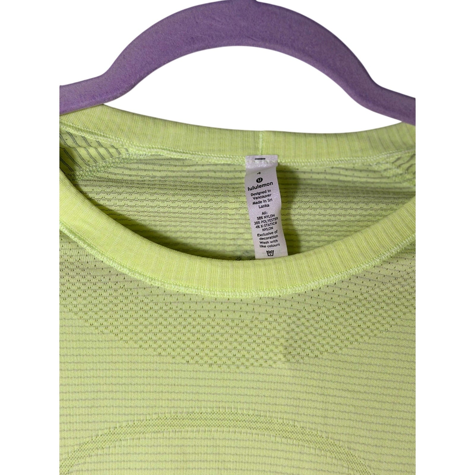 Lululemon Swiftly Tech Long Sleeve Shirt Women's Size 4