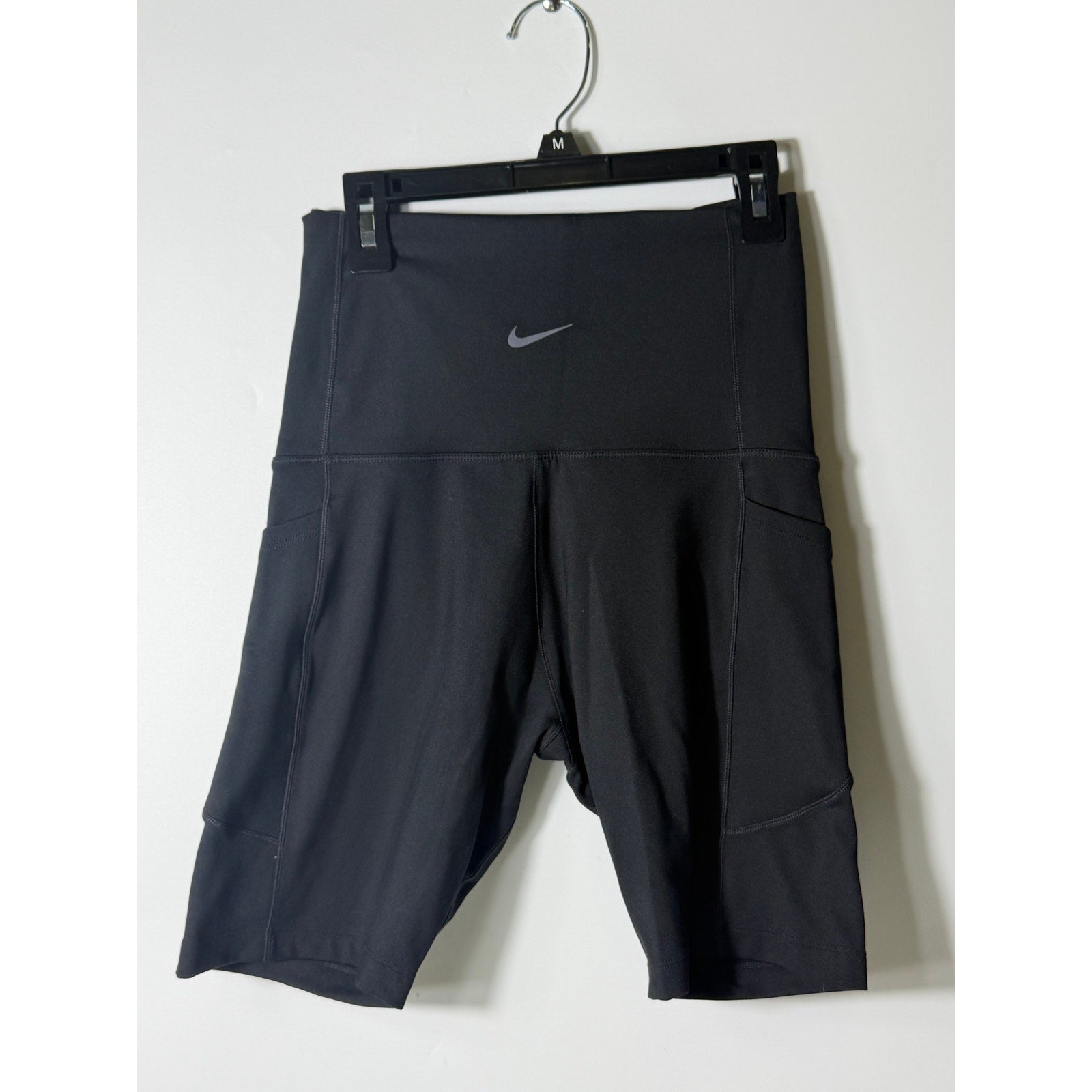 Nike One High-Waisted Training Bike Shorts Women's Small Black New