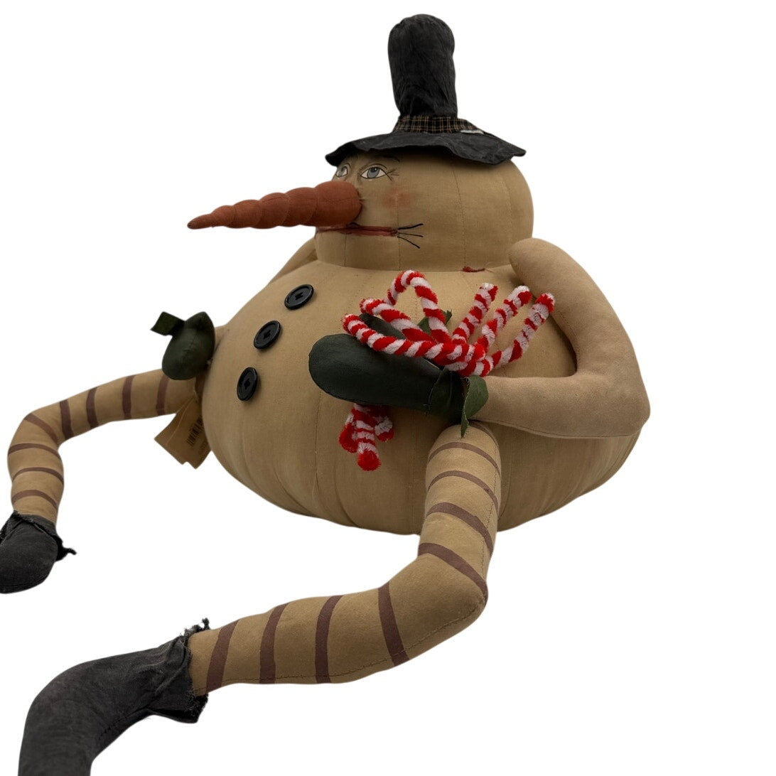 Joe Spencer “Chester Snowman” – Large 18” x 28” – Christmas Holiday Décor
