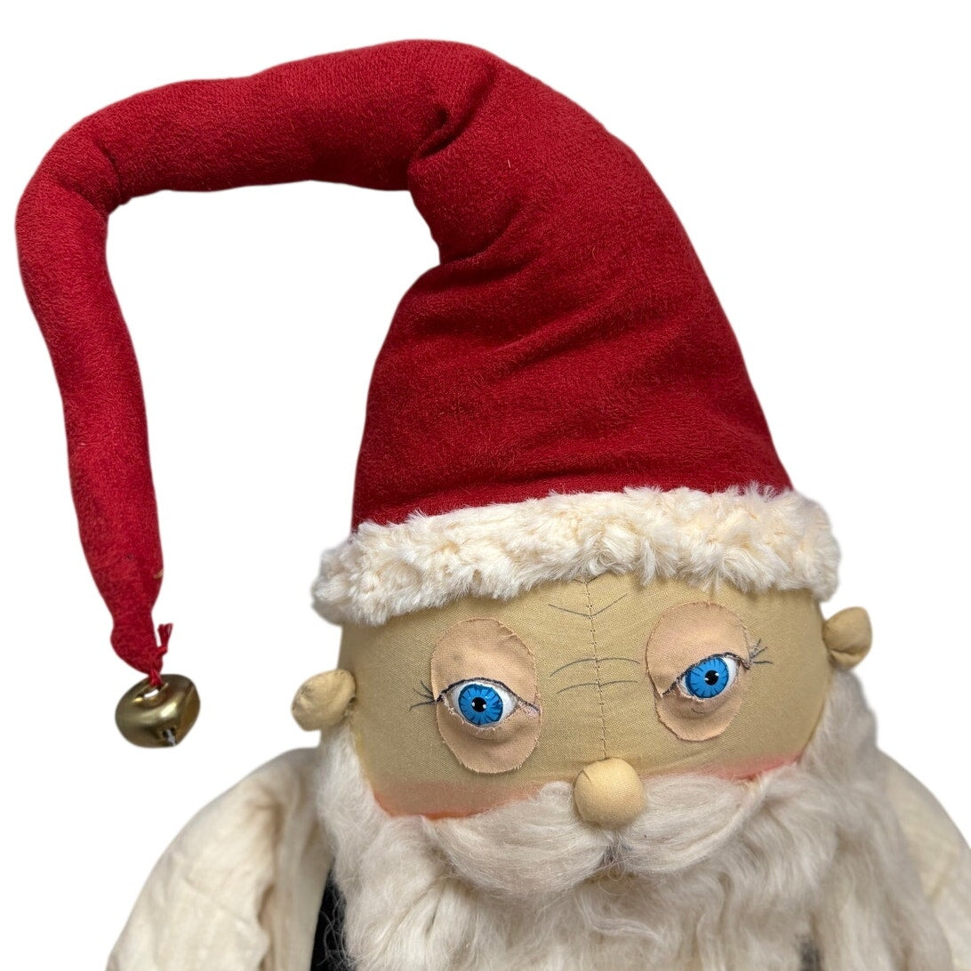 Joe Spencer Gathered Traditions Meriweather Santa Lg. 49" weighted shelf sitter