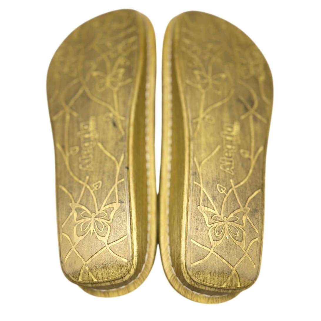 Alegria Women's Vanessa Thong Sandal Mandala 40 EU Black | Used/Good Condition