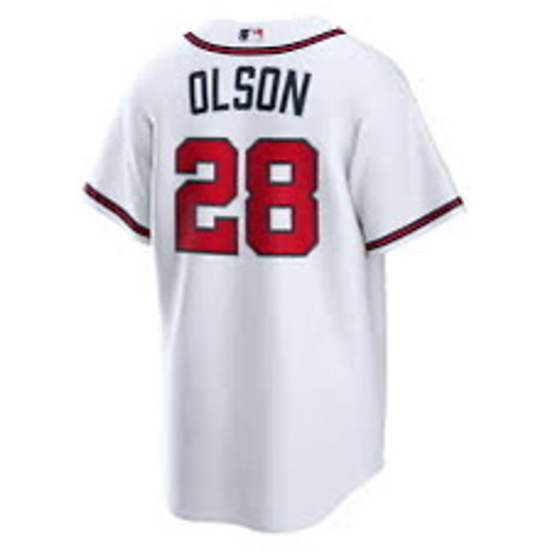 Atlanta Braves Matt Olson #28 Nike MLB Jersey – White