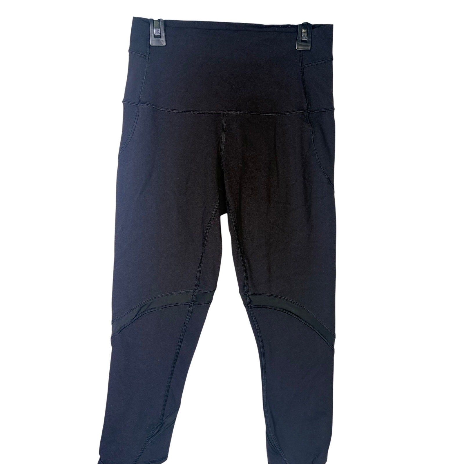 Lululemon Women’s High-Rise Paneled Cropped Leggings Black Size 6