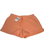 Nike Women’s Fleece Drawstring Shorts Peach Orange Size XL