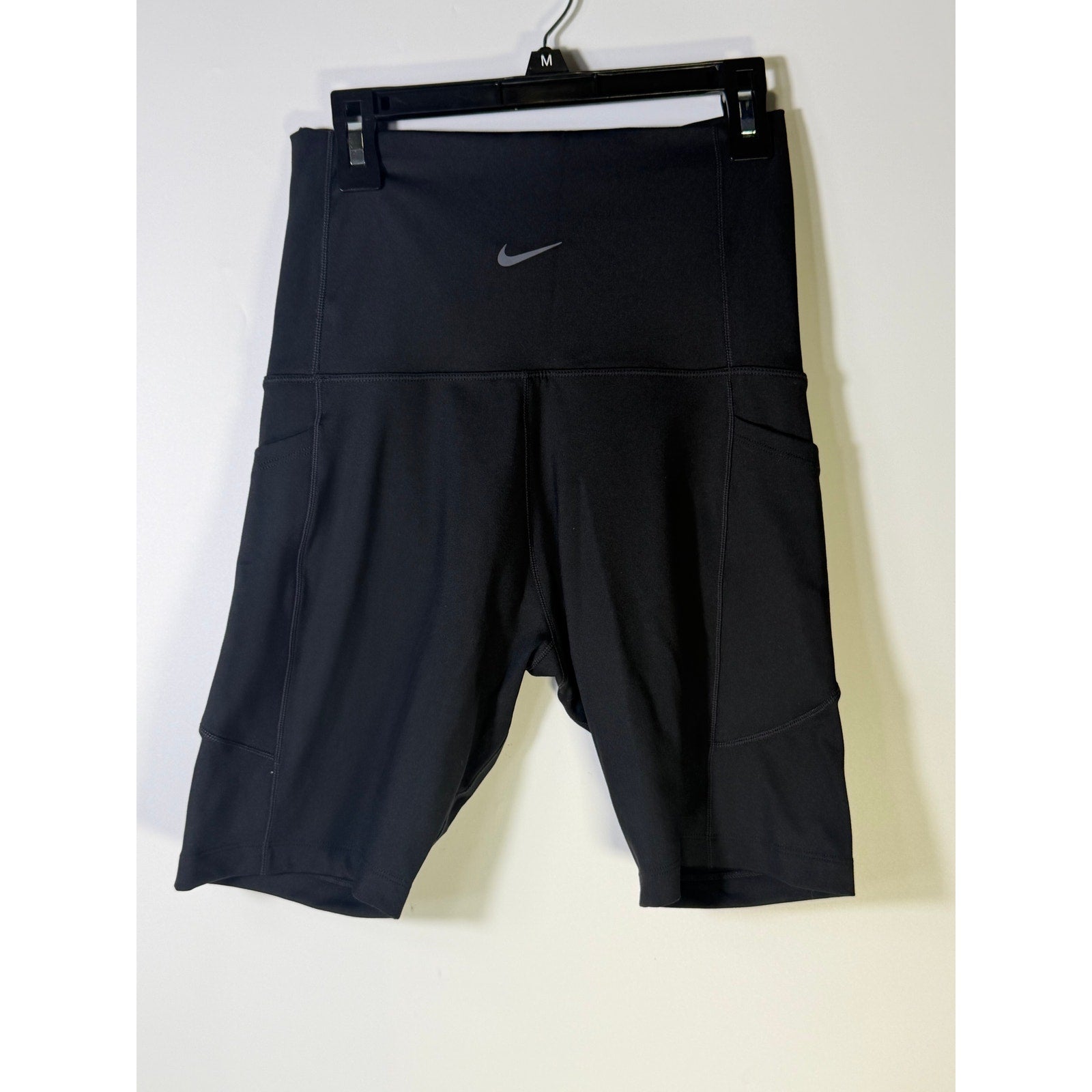 Nike One High-Waisted Training Bike Shorts Women's Small Black New