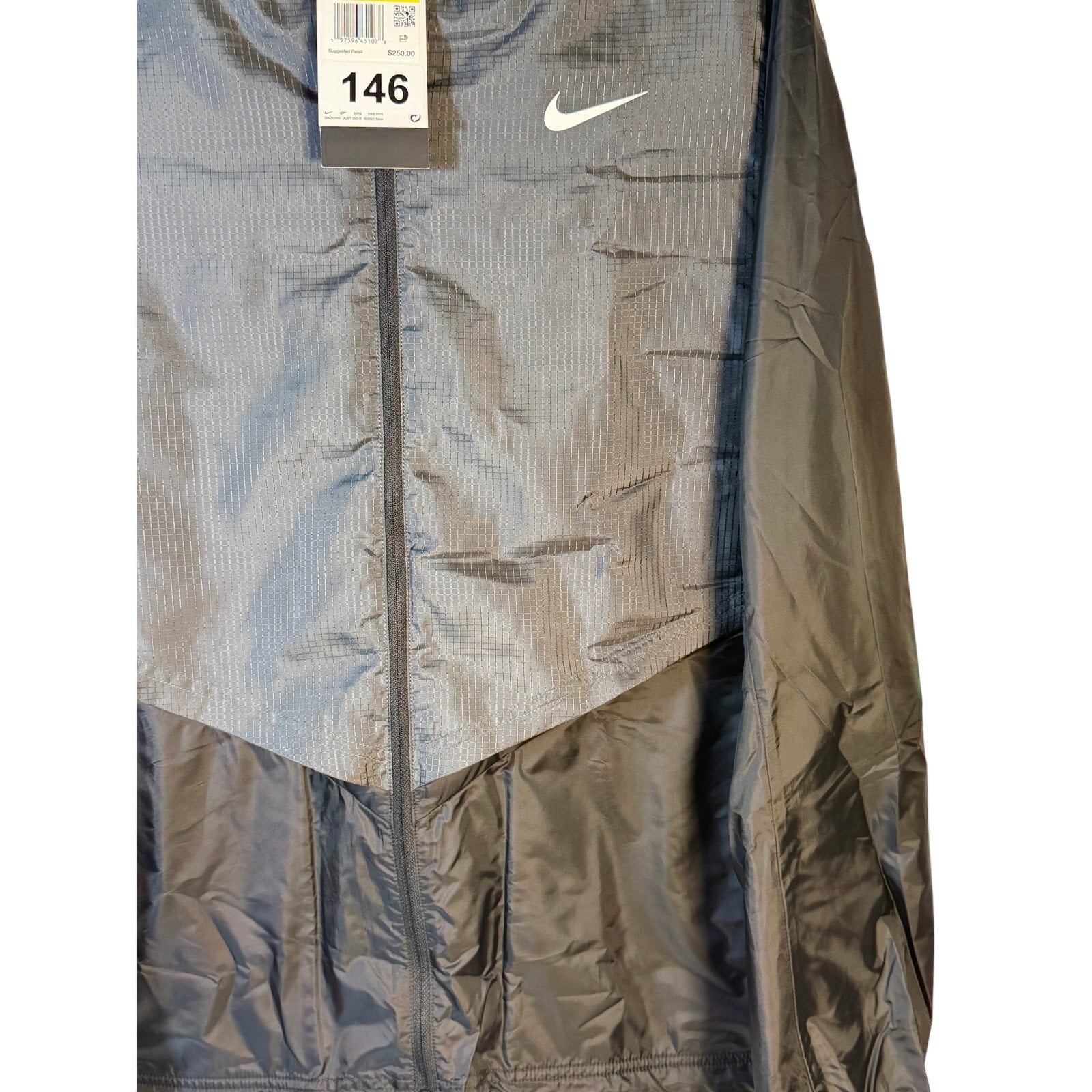 Nike Golf Therma-FIT Repel Jacket Gray Men's Small Full Zip Wind Jacket NWT