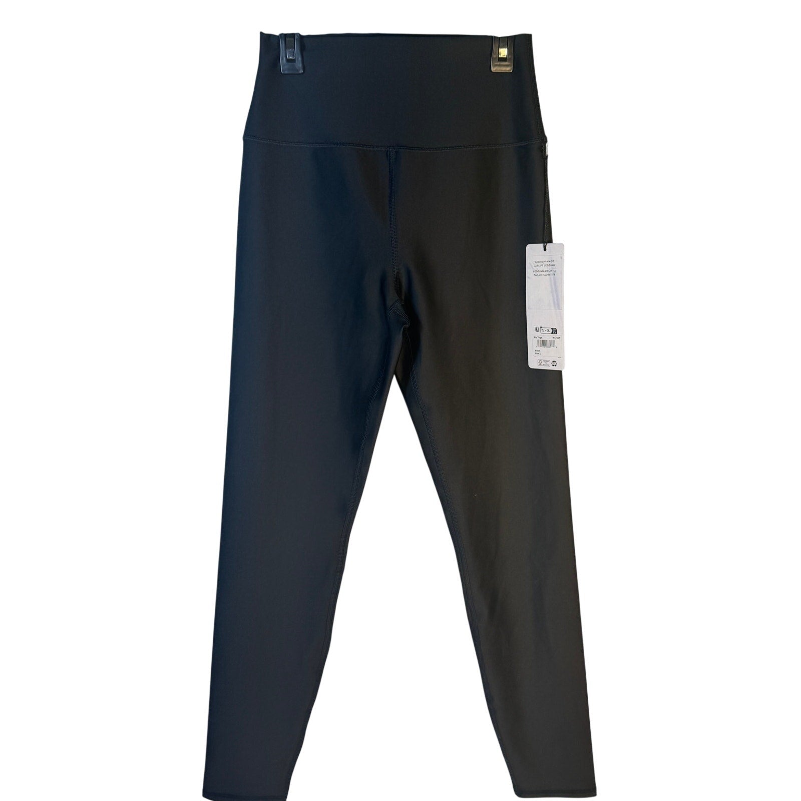 Alo Yoga Airlift 7/8 High Waist Leggings Women's Large Black NWT