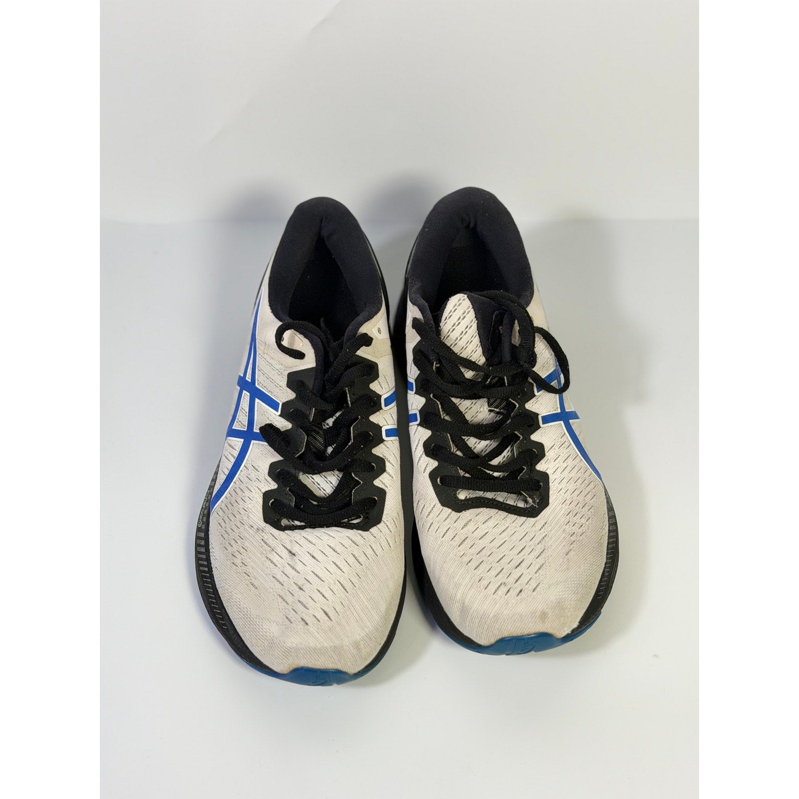 ASICS Gel Cumulus 24 Running Shoes White Blue Black Men's US 8.5 EU 42 Athletic