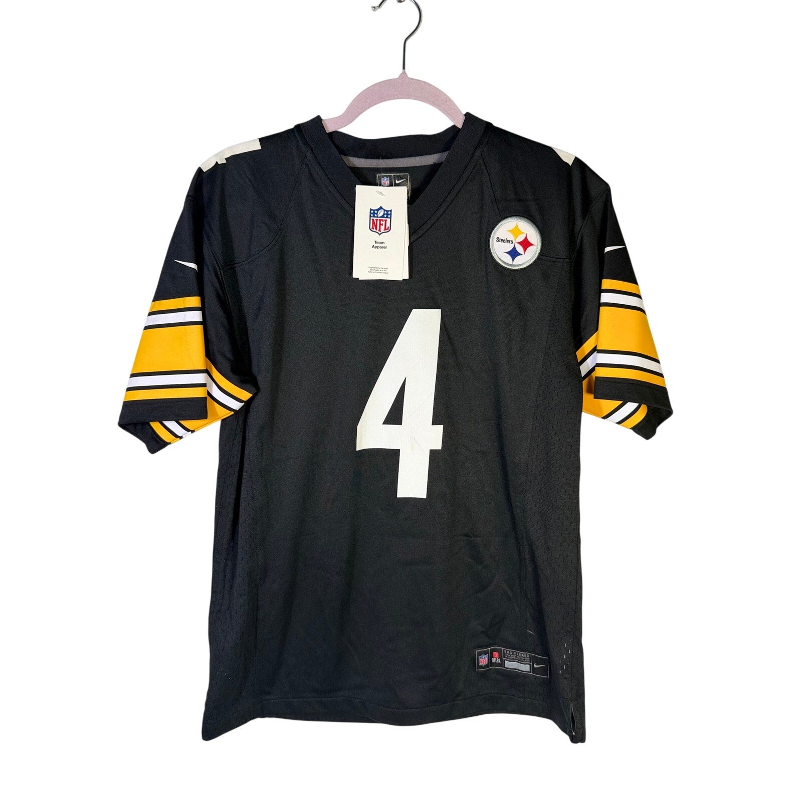 Nike Pittsburgh Steelers George Pickens #14 NFL Game Jersey Men's Large Black NWT