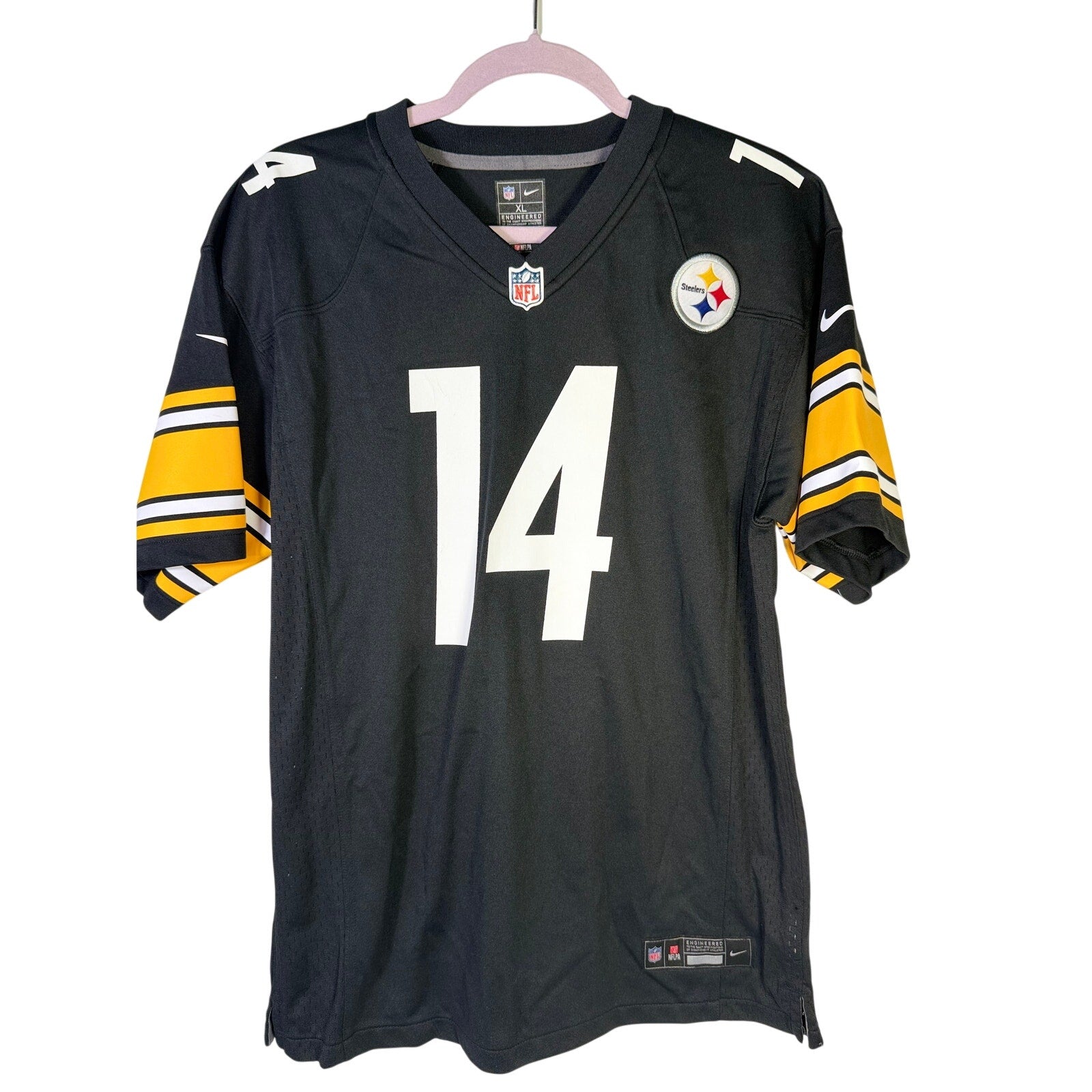 Nike NFL Pittsburgh Steelers George Pickens #14 Game Jersey – Men’s Size XL – Pre-Owned