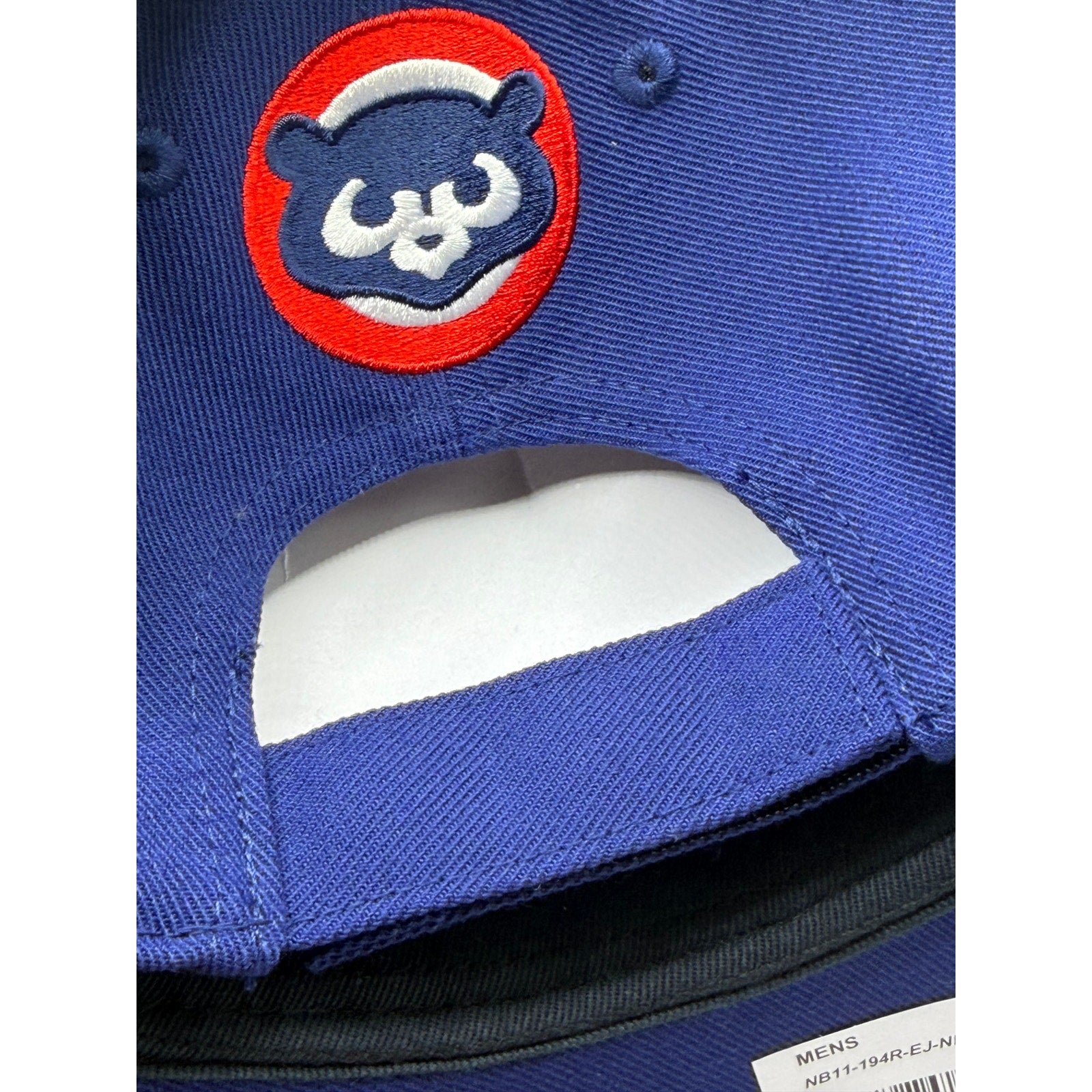 Nike Chicago Cubs MLB Club Cap White Navy Adult M/L NWT