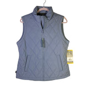 Free Country Women’s FreeCycle Quilted Vest Stonewash Blue Size M NWT