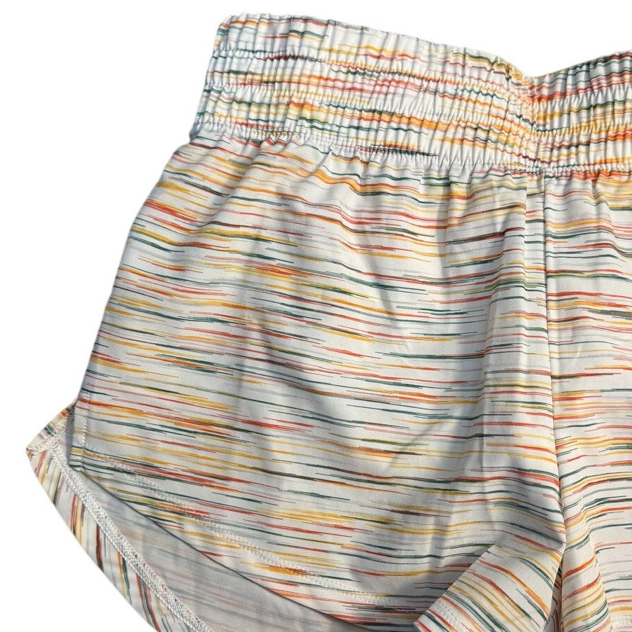 NWT DSG Stride Mid-Rise 3” Shorts Women’s XS Pure White Space Dye UPF 50