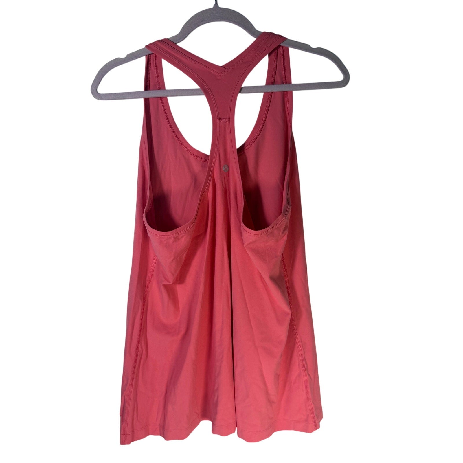 Lululemon Women’s Racerback Athletic Tank Top Coral Pink Size 18