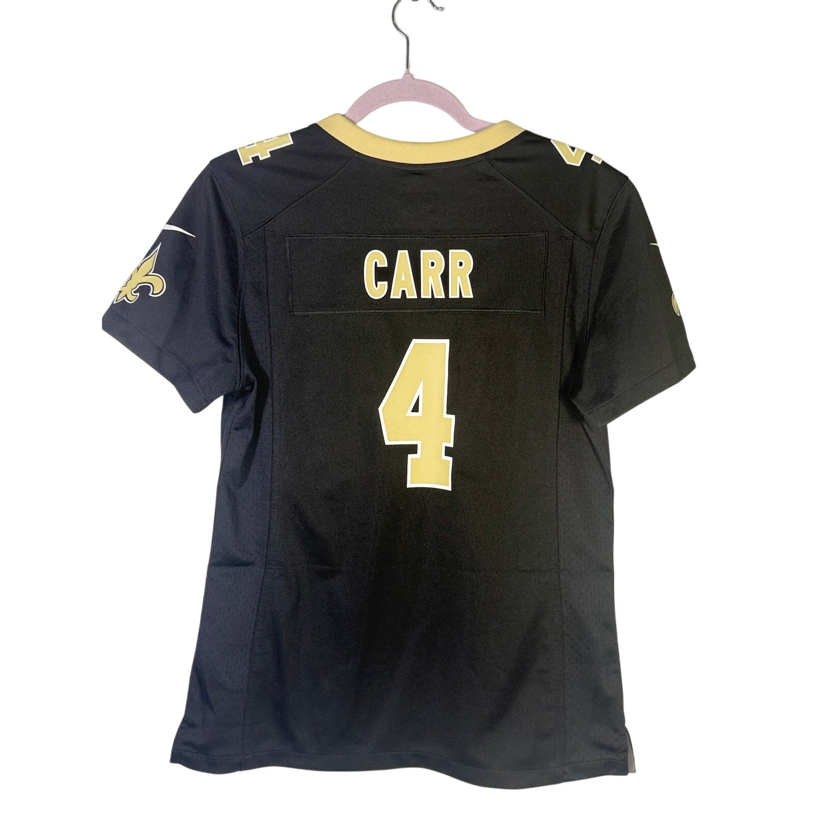 Nike Women’s New Orleans Saints Derek Carr #4 Game Jersey Black M NWT