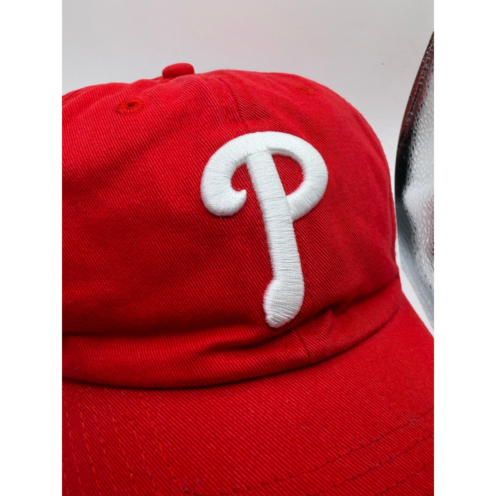 Philadelphia Phillies MLB ’47 Red Adjustable Strapback Hat USA Flag One Size