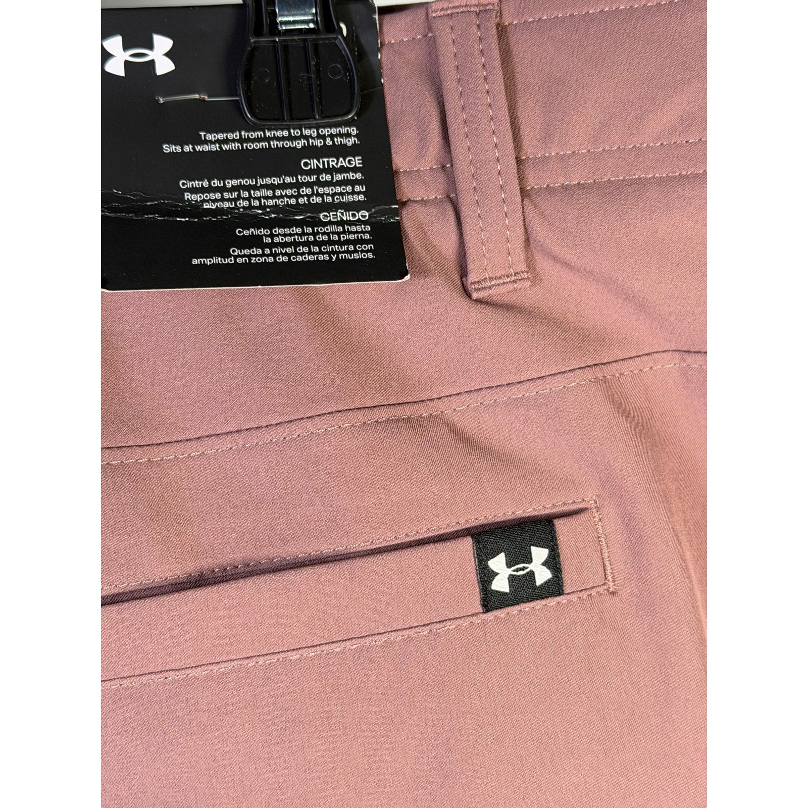 Under Armour UA Drive Tapered Golf Pants Men’s 42x30 Maroon Mist NWT
