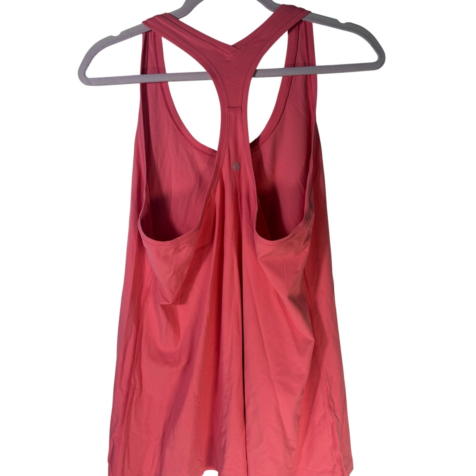 Lululemon Women’s Racerback Athletic Tank Top Coral Pink Size 18
