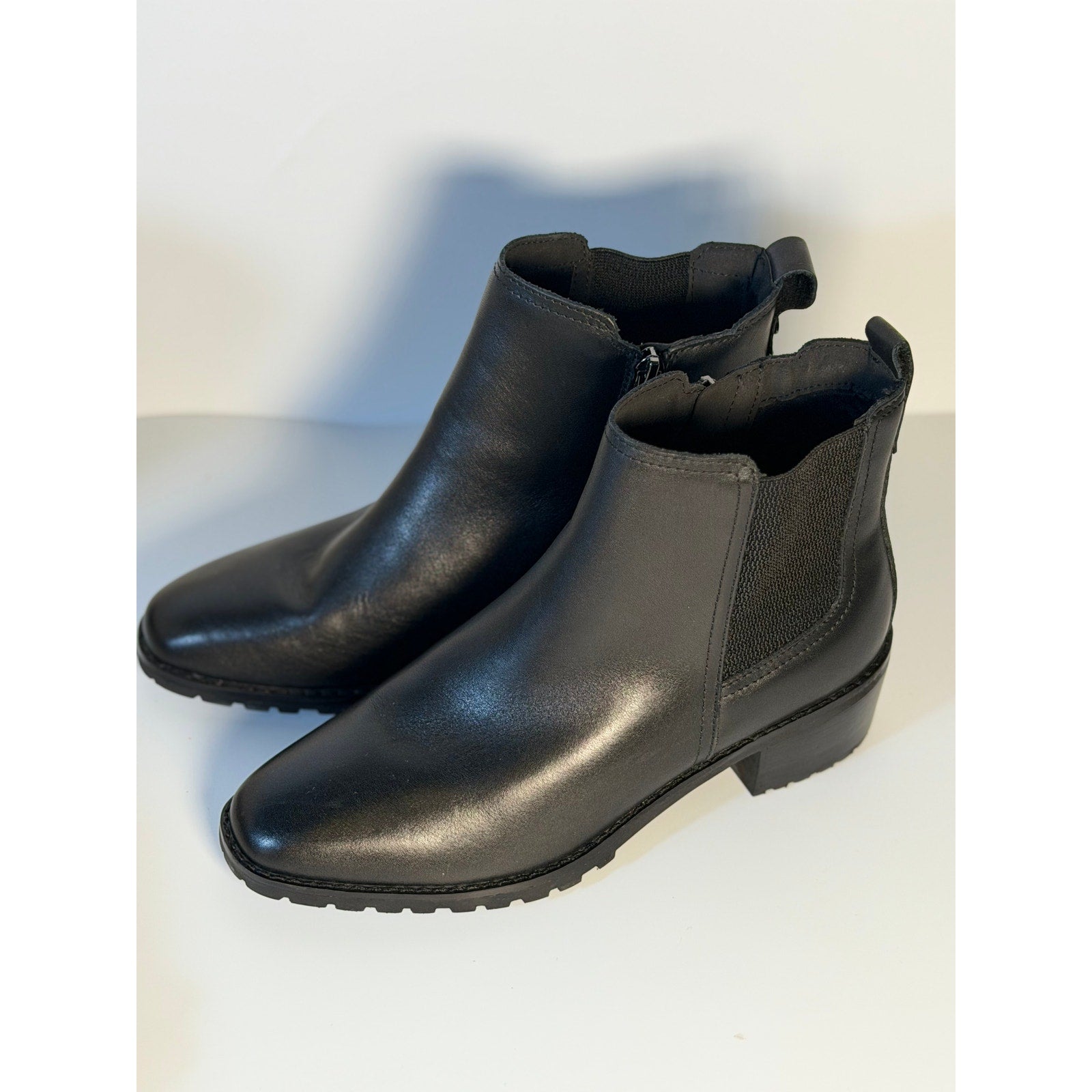 Easy Spirit Women's Black Chelsea Ankle Boots US 8.5M Side Zip – Pre-Owned