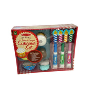Melissa & Doug Wooden Bake & Decorate Cupcake Set Pretend Play Kitchen Toy NIB