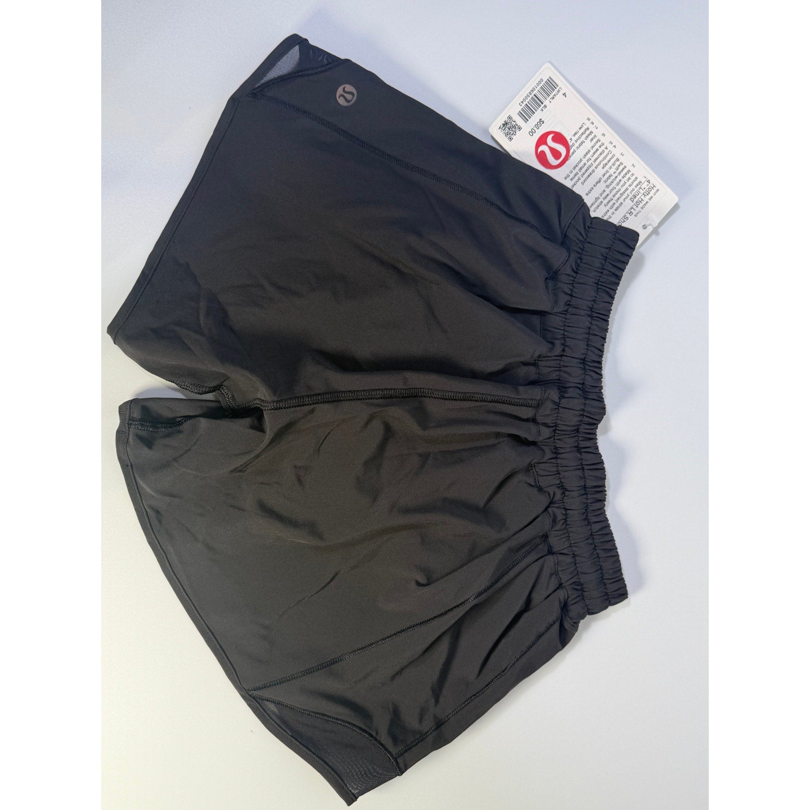 Lululemon Hotty Hot Low Rise Lined Shorts 4" Black Women's Size 4 NWT