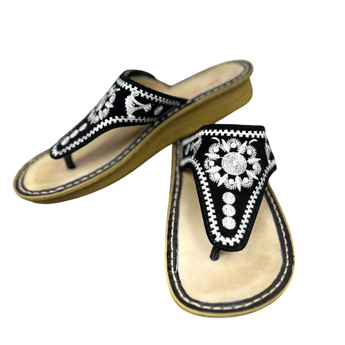 Alegria Women's Vanessa Thong Sandal Mandala 40 EU Black | Used/Good Condition