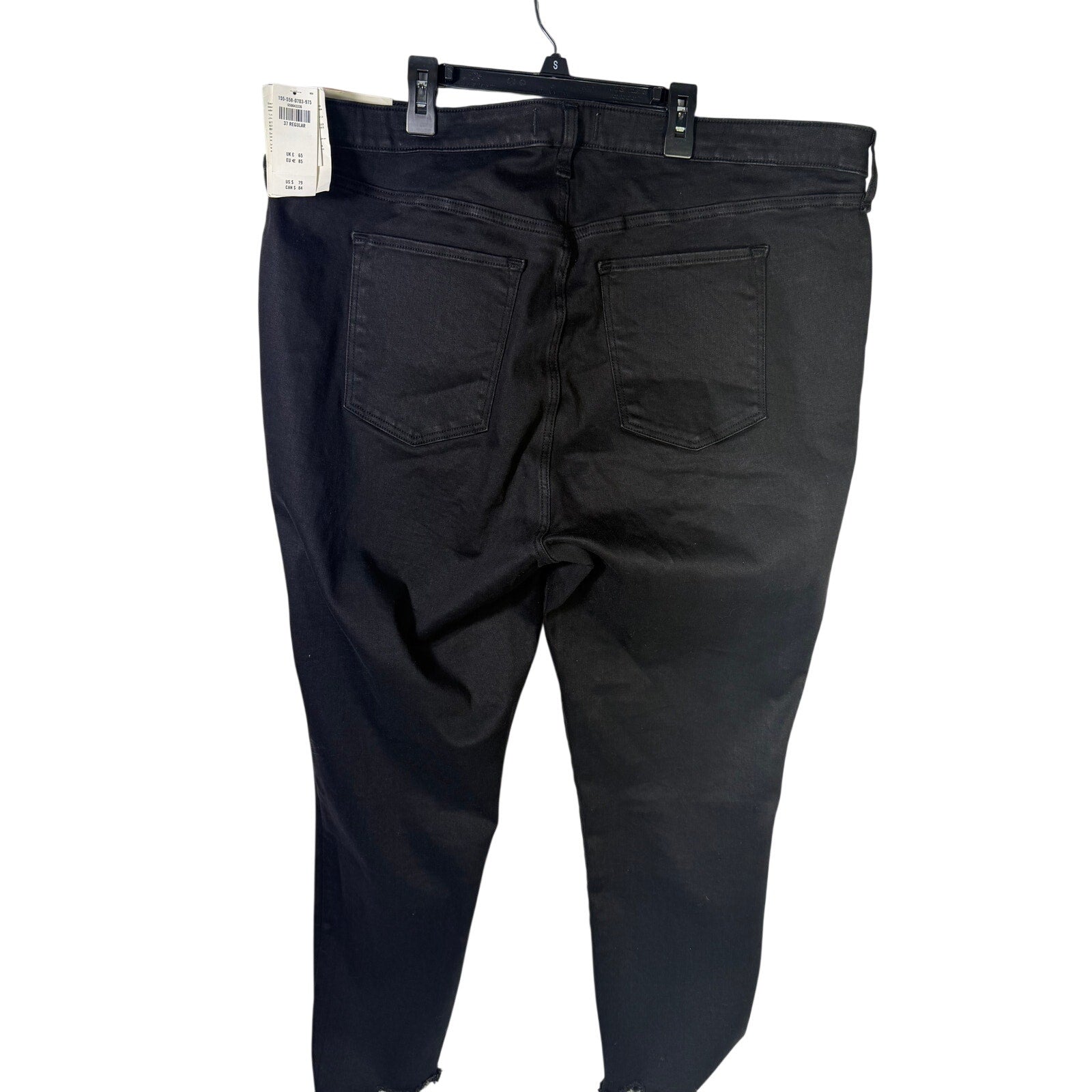 Abercrombie & Fitch Women’s Curve Love Super Skinny Ankle Jeans Black Size 37 NWT