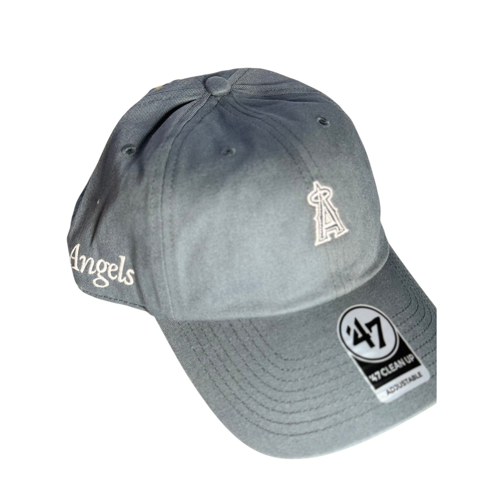 47 Los Angeles Angels Gray Adjustable Hat MLB Clean Up Cap NWT Adult