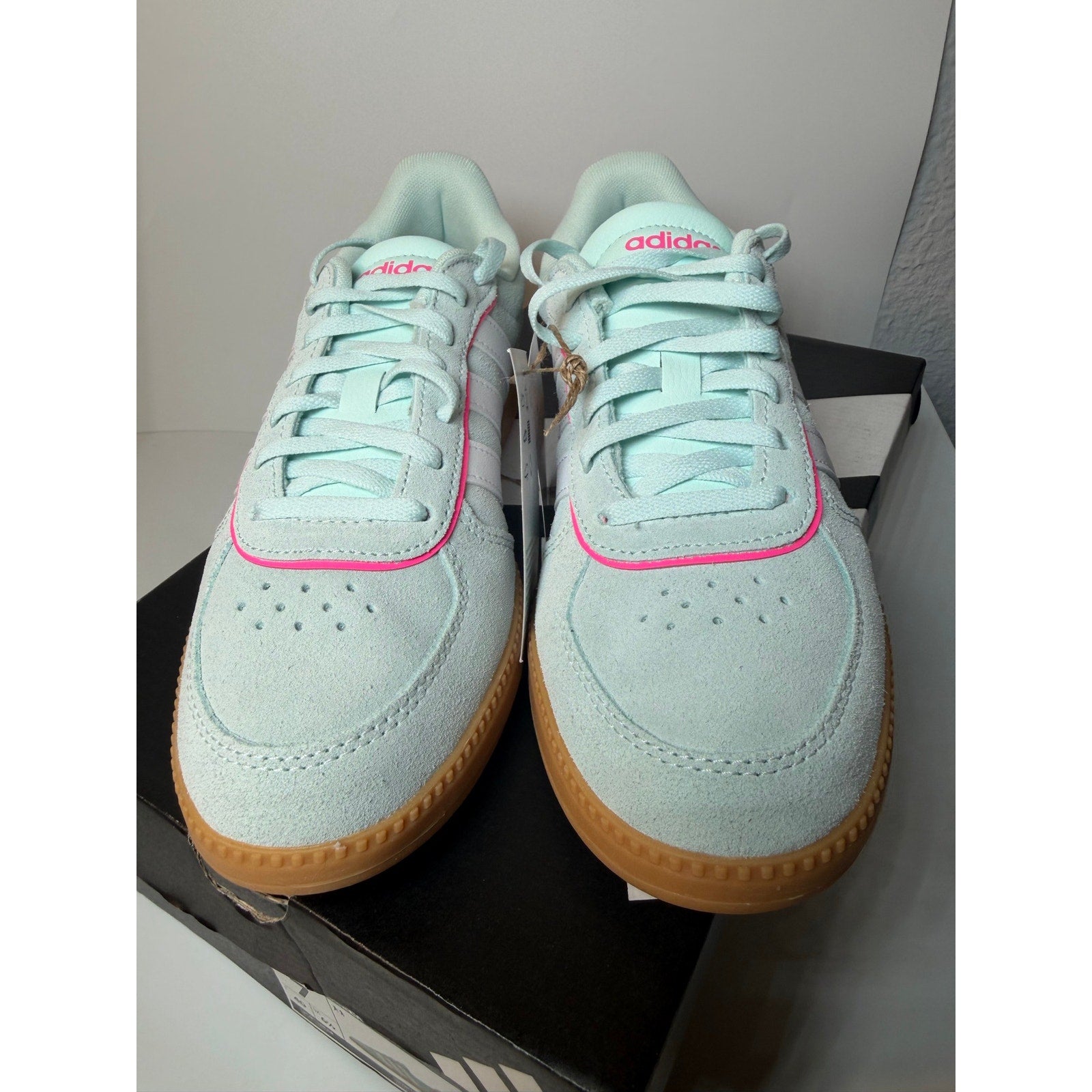 Adidas Breaknet Sleek Shoes – Mint / Pink – Women’s Size 7 – New