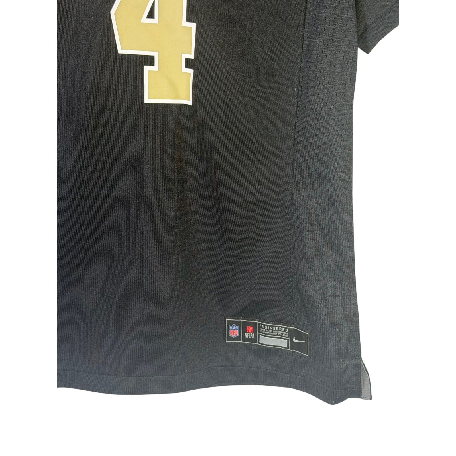Nike Women’s New Orleans Saints Derek Carr #4 Game Jersey Black M NWT
