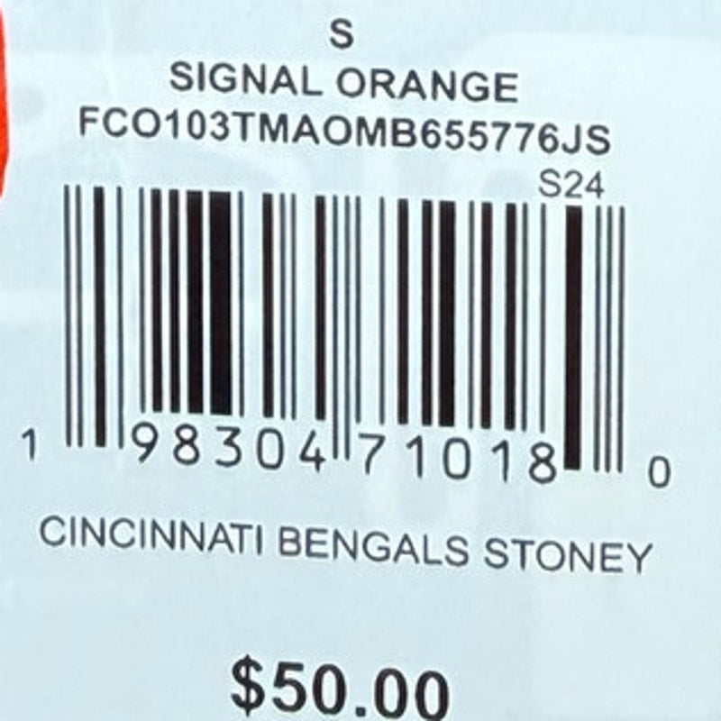 NWT Cincinnati Bengals ’47 x Stoney Clover Lane Short Sleeve T-Shirt – Men’s Small