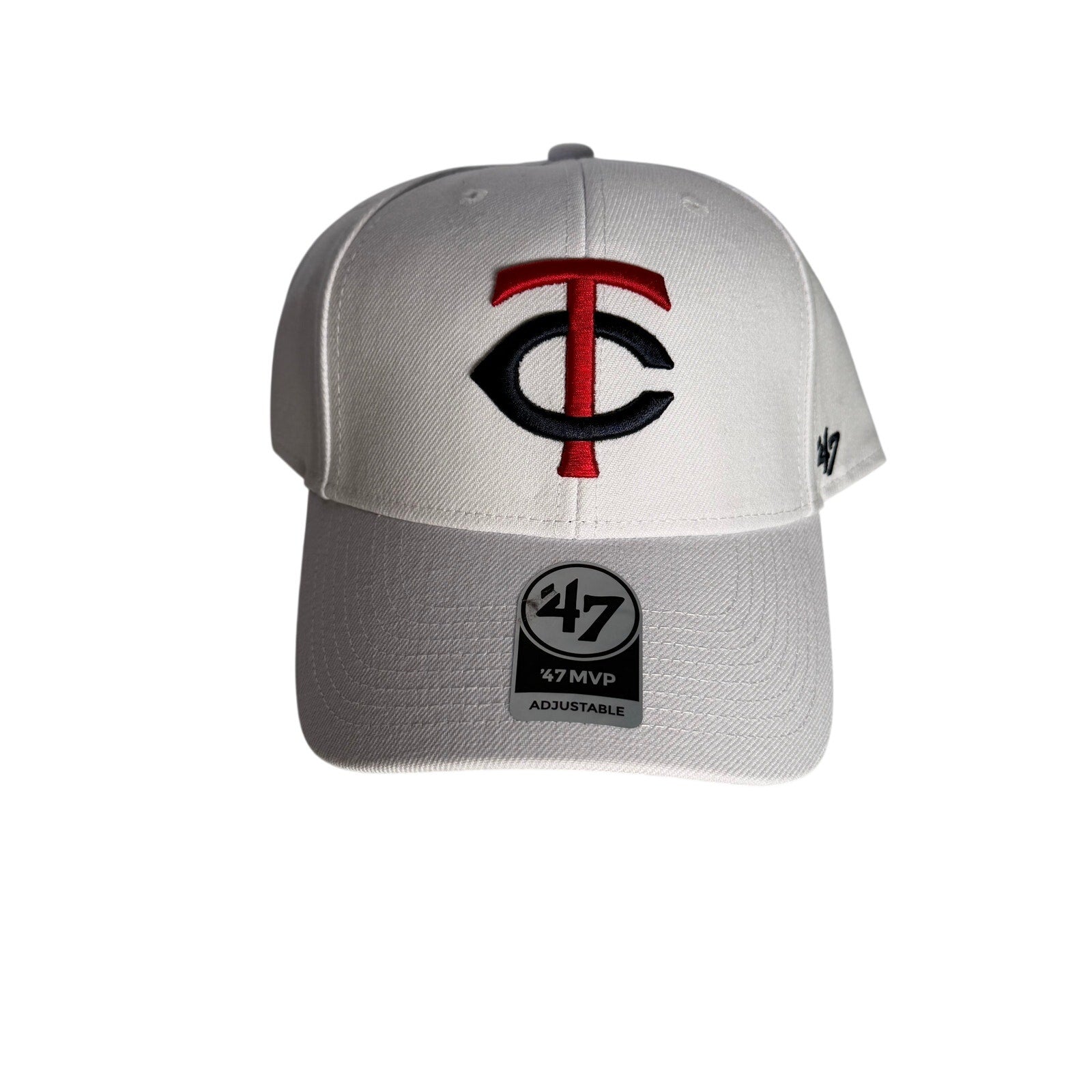 47 Minnesota Twins White MVP Adjustable MLB Baseball Hat Cap NWT OSFM