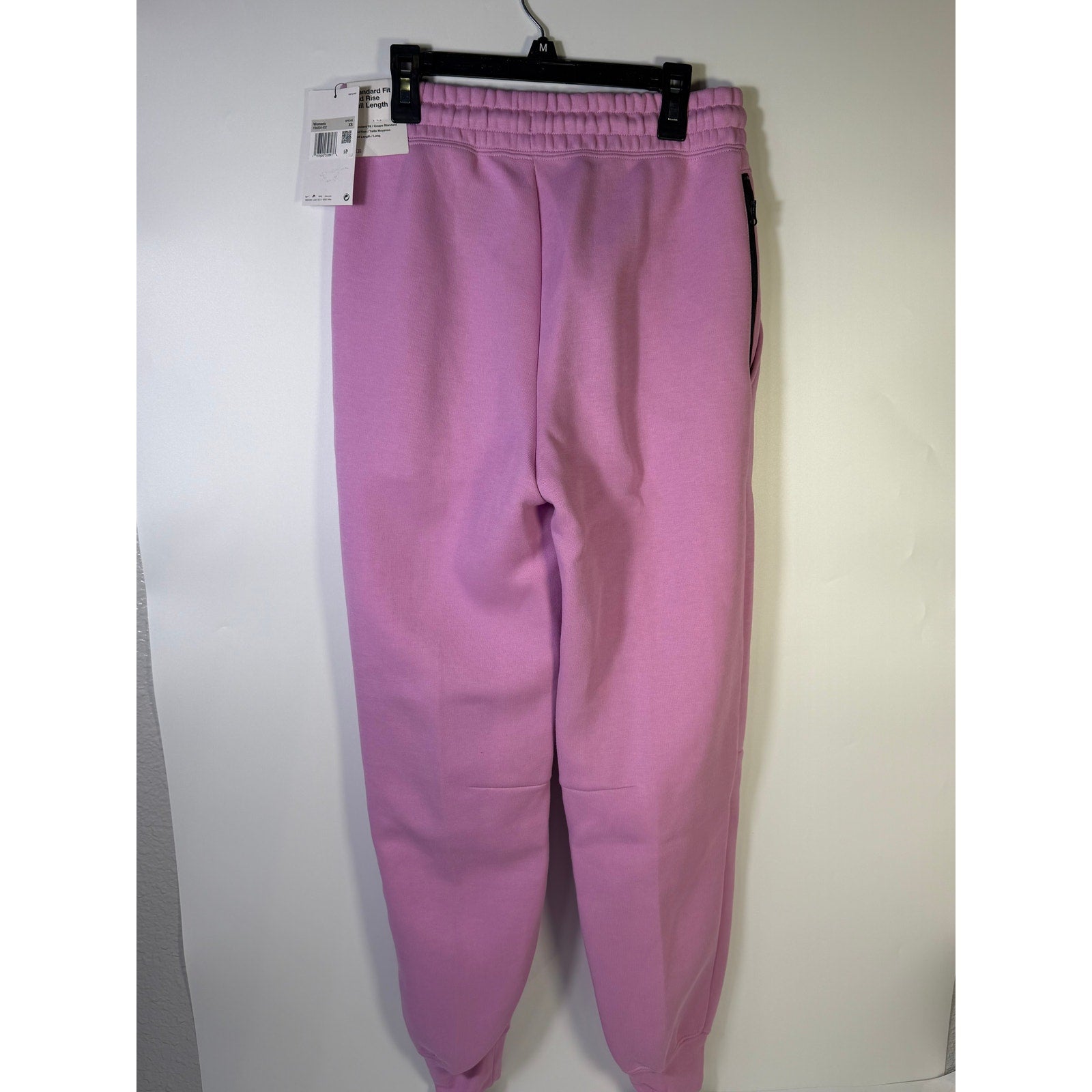 Nike Sportswear Phoenix Fleece Jogger Sweatpants Women's XS Pink Mid Rise NWT