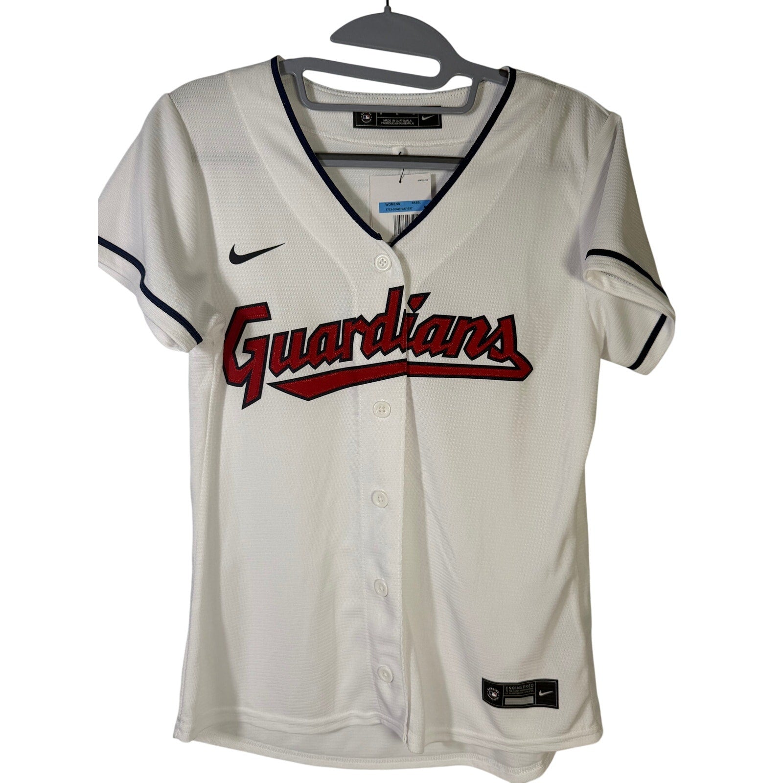Nike Cleveland Guardians Shane Bieber #57 Women's Jersey NWT L White