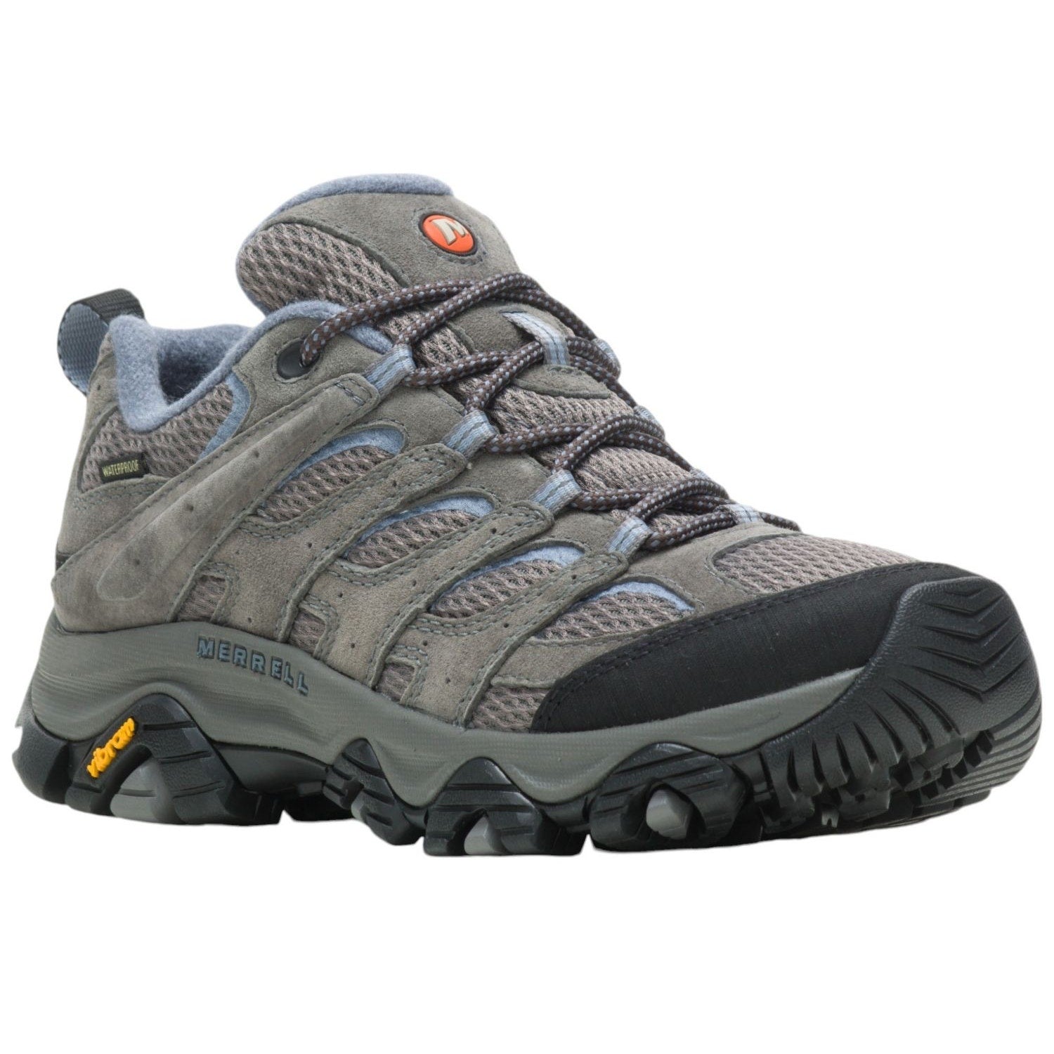 Merrell Moab 3 Women’s Hiking Shoes – Blue/Gray/Black – Size 8