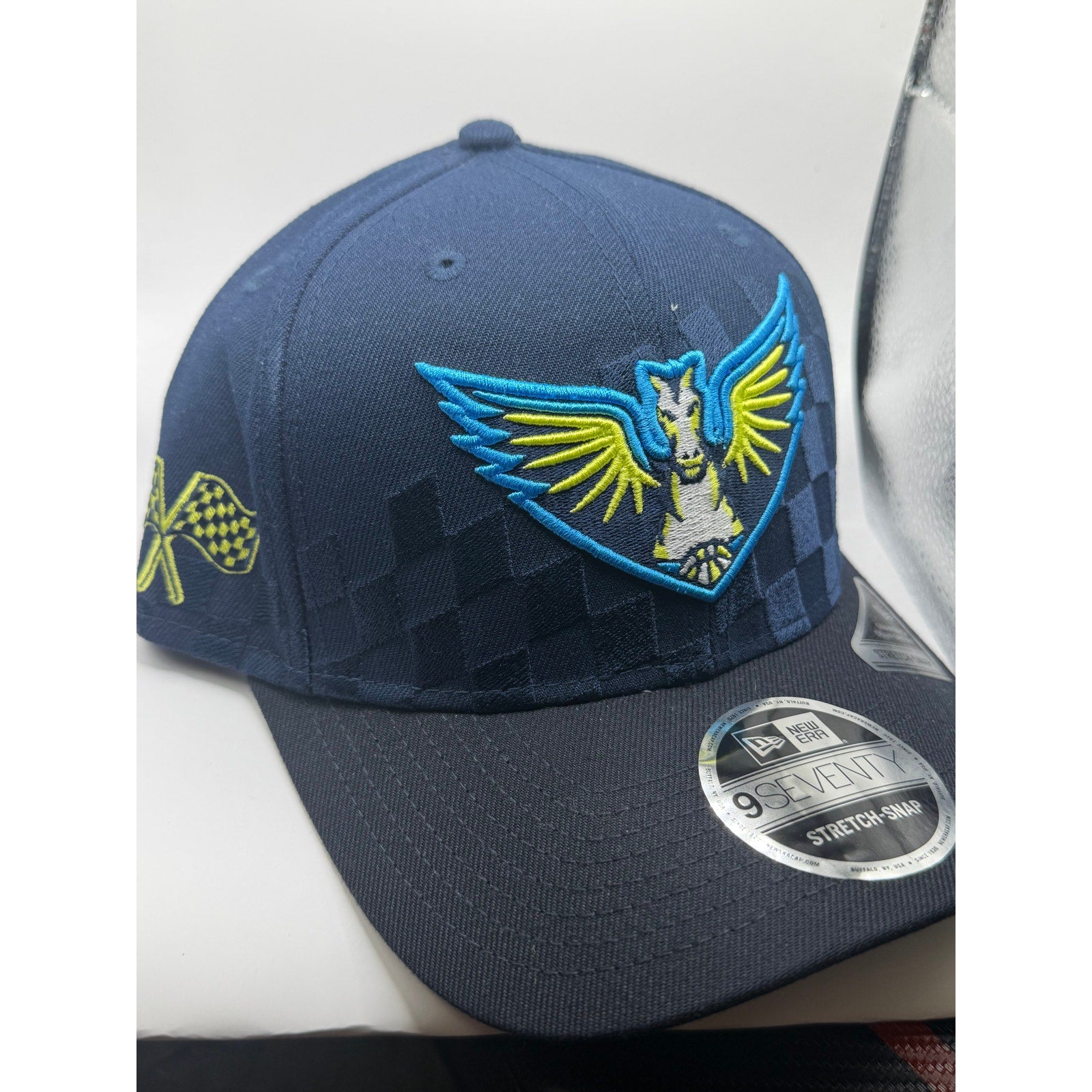 Dallas Wings WNBA New Era 9SEVENTY Stretch-Snap Hat Navy One Size NWT