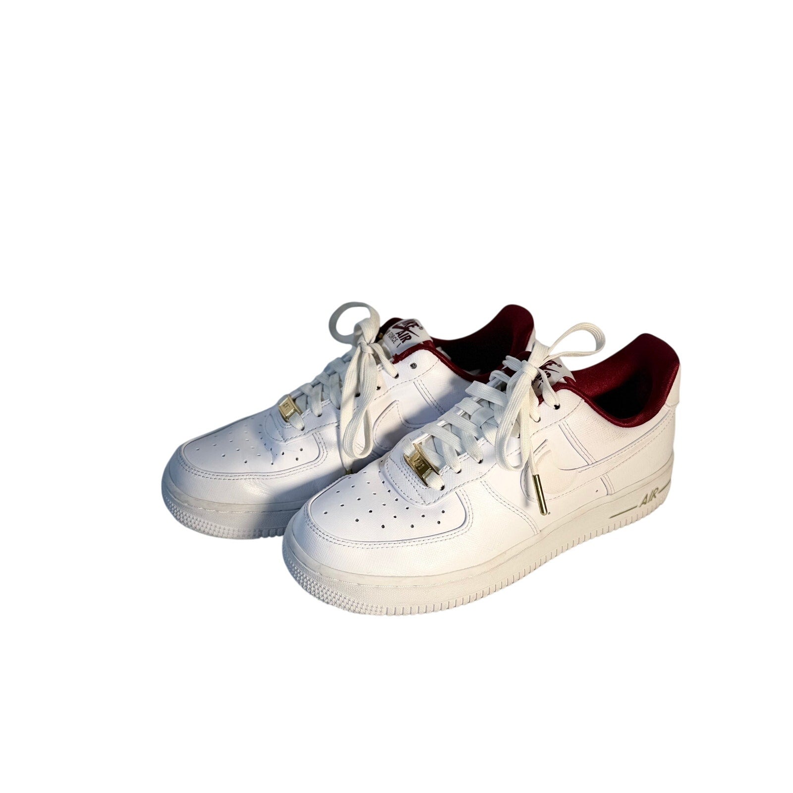 Nike Air Force 1 '07 LV8 White Team Red Men's Sneakers Size 7 New DV7584-100