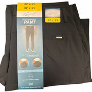 Greg Norman Men’s Luxury Microfiber 5-Pocket Pants Black 32x29