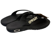 Oakley B1B Flip Flops Black Men's US 8 Sandals NWT